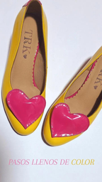 SALE MOCASIN AMARILLO LOVE