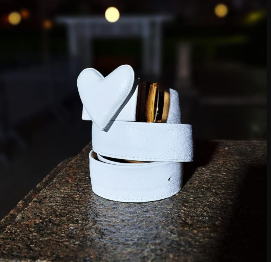 CINTURON LOVE BLANCO FLOTTER