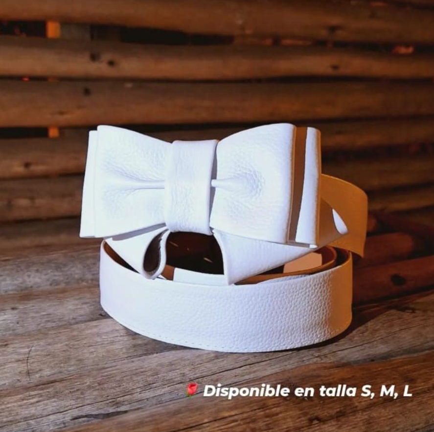 CINTURON LAZO BLANCO FLOTTER