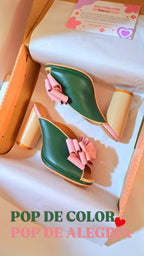 SANDALIA ICE CREAM VERDE