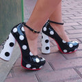 SALE POLKA DOTS NEGRO