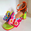 SANDALIA BUTTERFLY VERDE