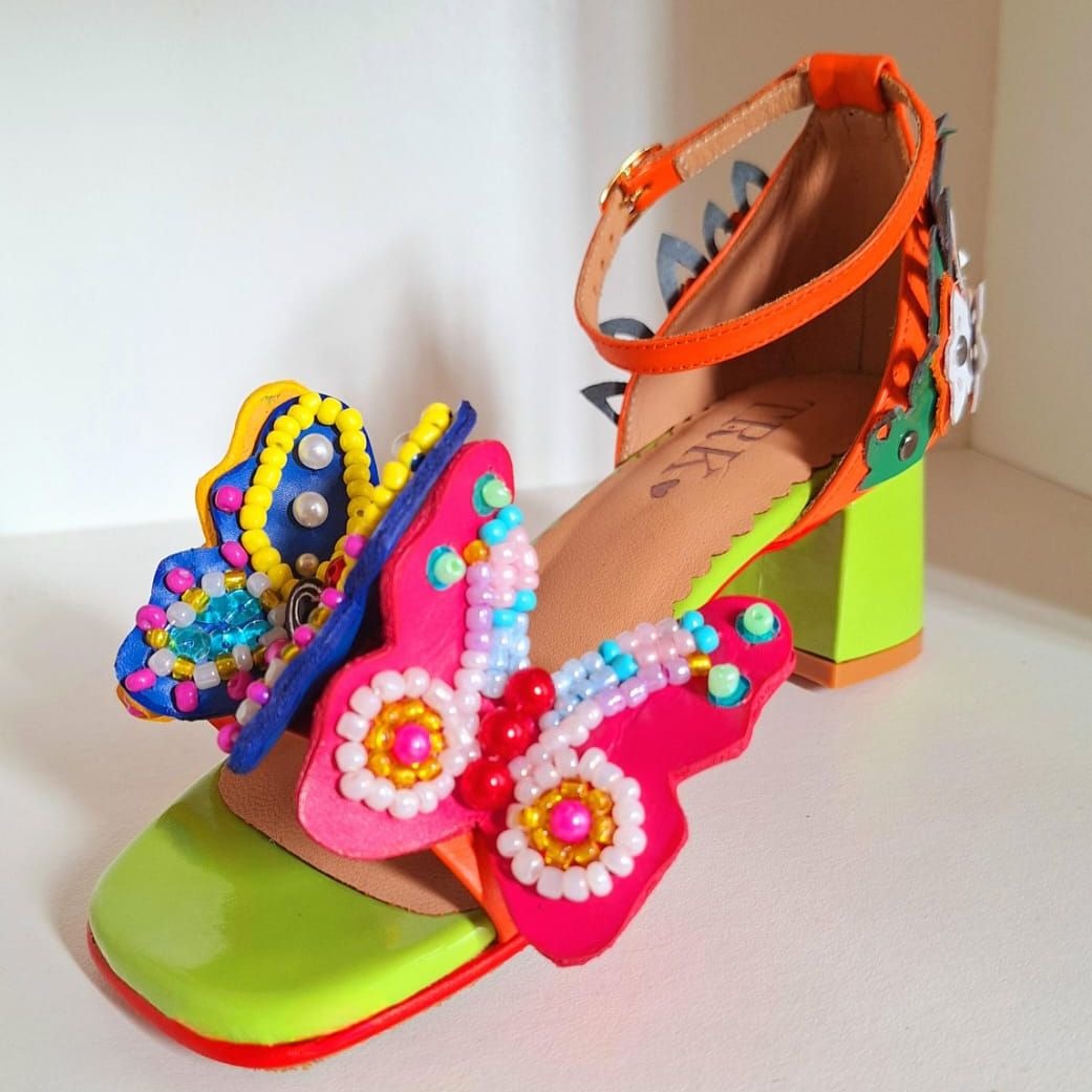SANDALIA BUTTERFLY VERDE