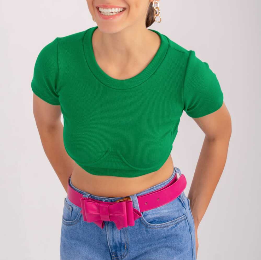 CINTURON LAZO FUCSIA GUANTE